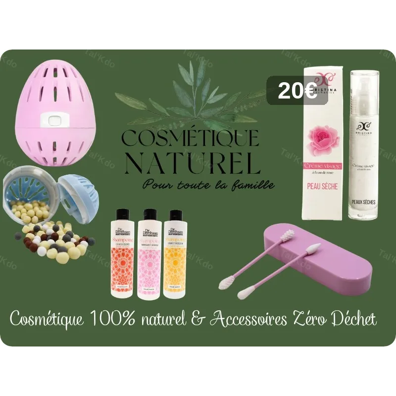 Carte Cadeau Cosmétique Naturel