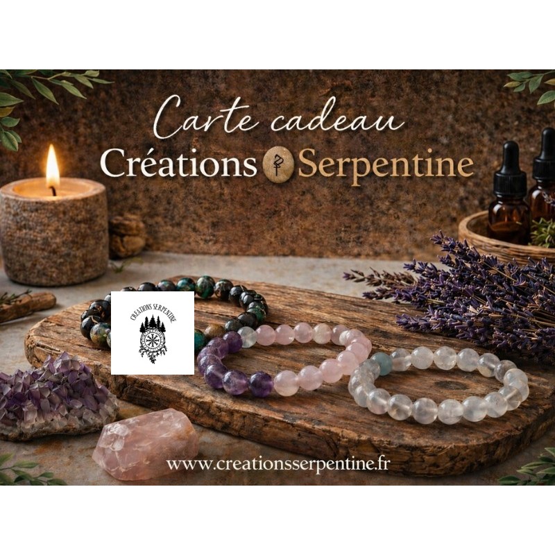 Carte Cadeau Créations Serpentine : Tout ce qu'il faut savoir avant d'acheter