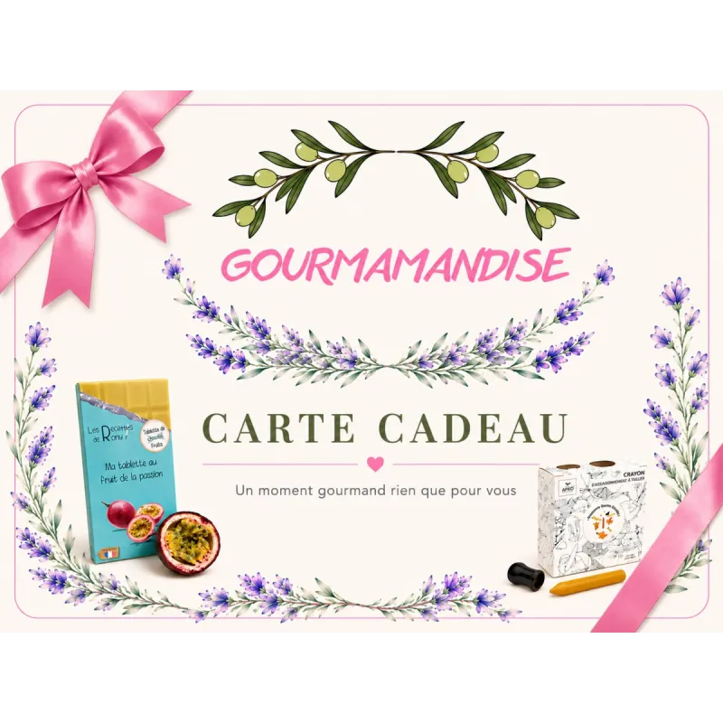 Carte Cadeau Gourmamandise
