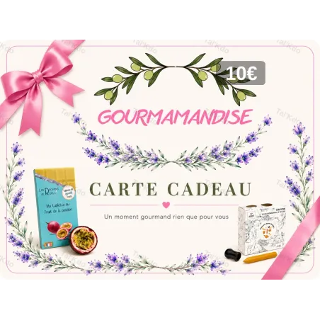 Carte Cadeau Gourmamandise