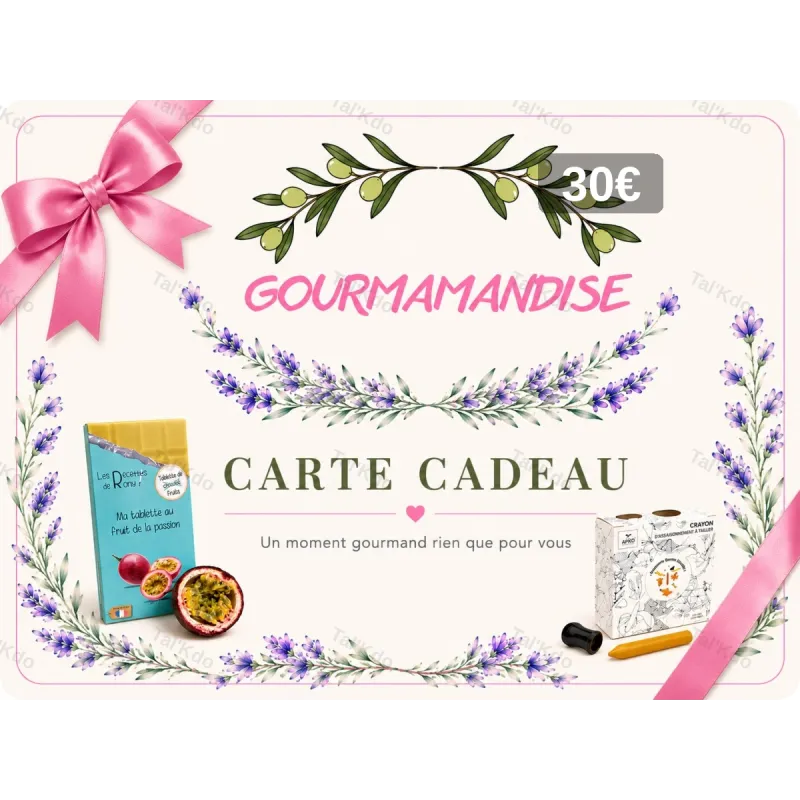 Carte Cadeau Gourmamandise
