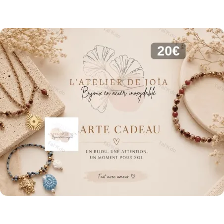 Carte Cadeau L'atelier de joïa