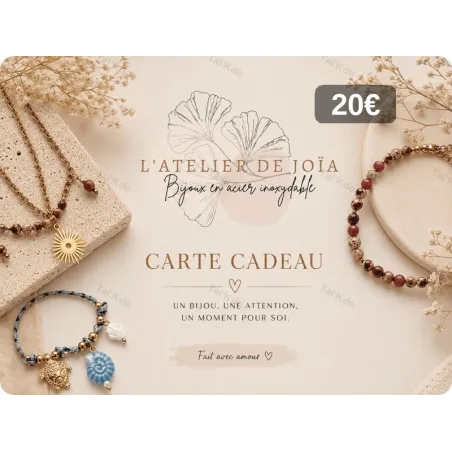 Carte Cadeau L'atelier de joïa