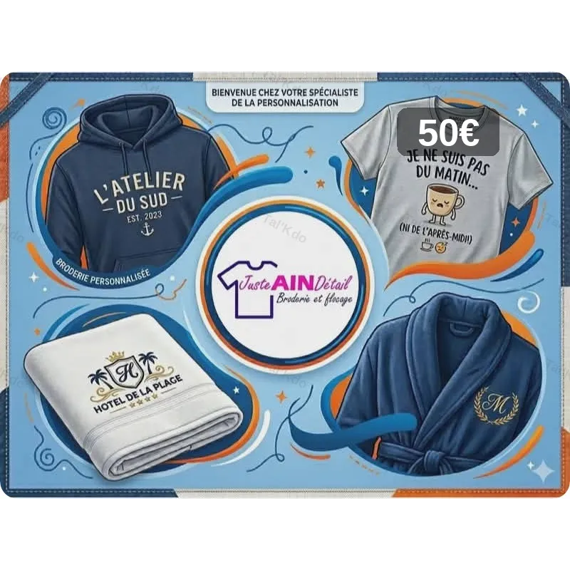 Carte Cadeau Juste ain détail
