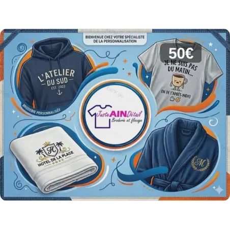 Carte Cadeau Juste ain détail