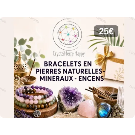 Carte Cadeau Crystal Terre Happy