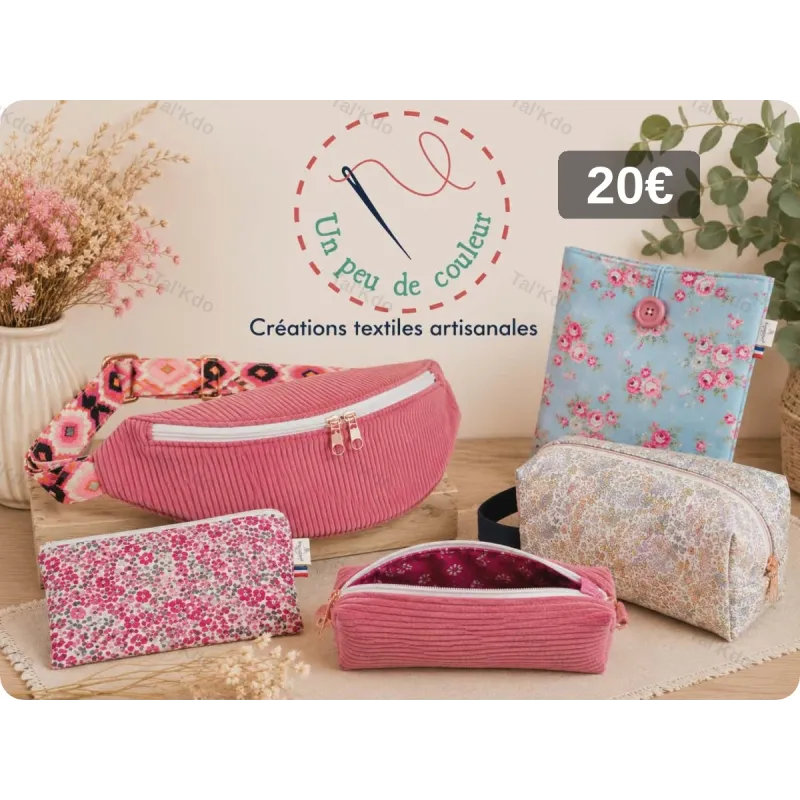 Carte Cadeau Un Peu de Couleur