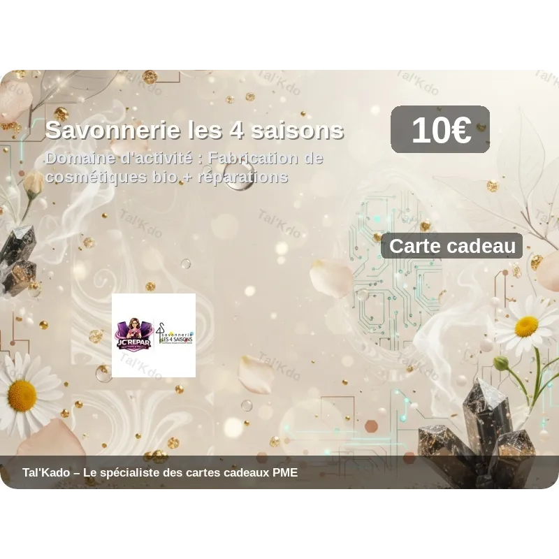 Carte Cadeau Savonnerie les 4 saisons