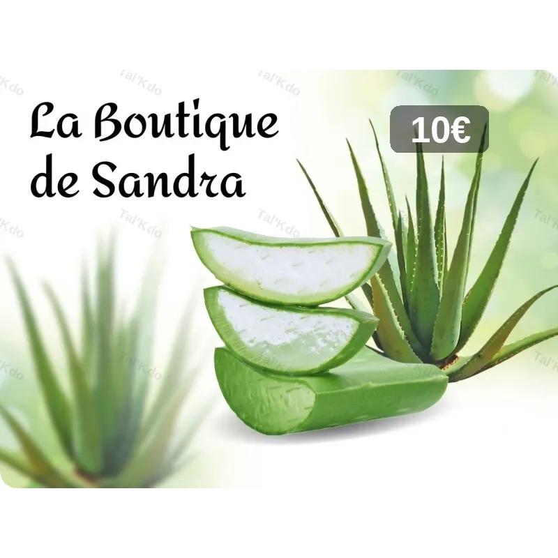 Carte Cadeau La Boutique de Sandra