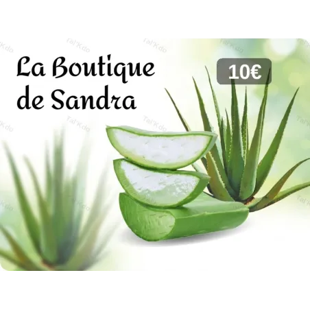 Carte Cadeau La Boutique de Sandra