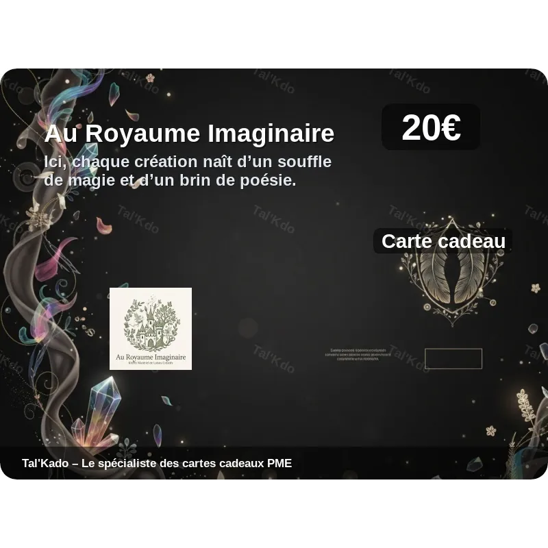 Carte Cadeau Au Royaume Imaginaire